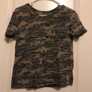Brown and black camo shirt